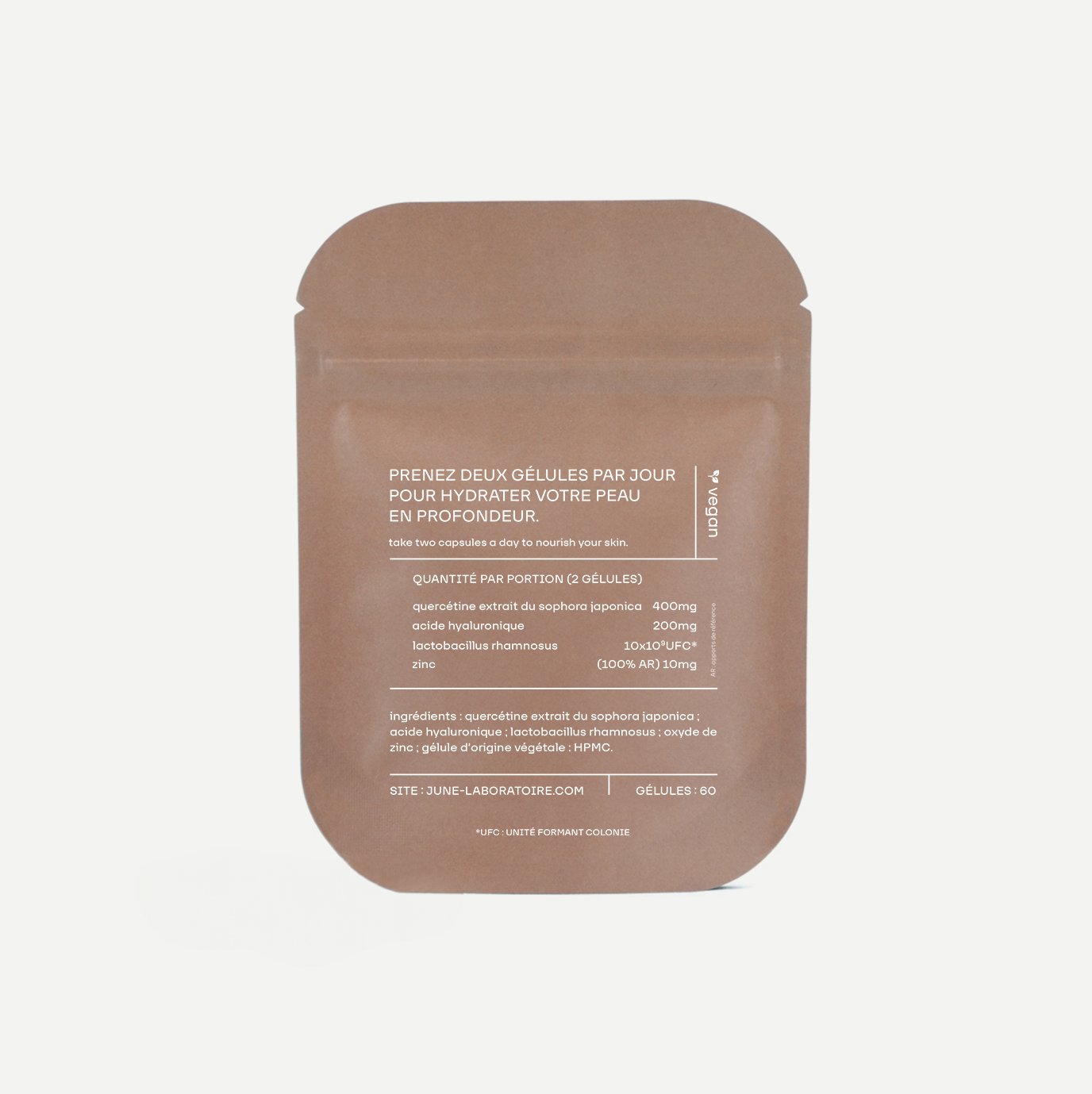 Hyaluronic acid + Quercetin + Zinc