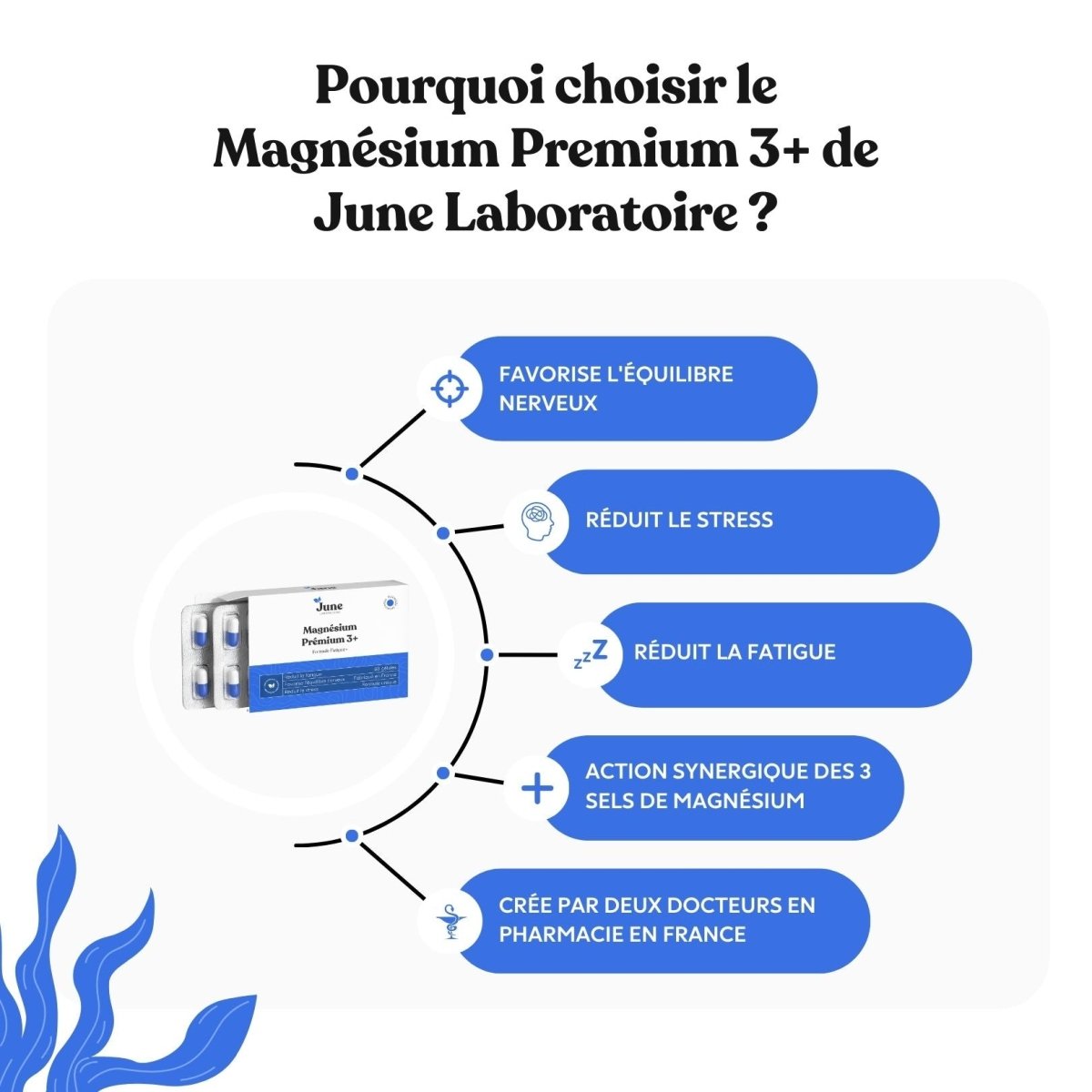 Découvrez les bienfaits du magnésium et l'importance de ses différents sels - June Laboratoire